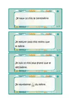 Aperçu - Apprentissages en autonomie - SMG : devinettes sur les longueurs jeu des paires P3 - Page 1