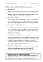 Vorschau - Arbeitsblätter - AB mit Fragen zum Thema "Zauberei" + Lösungsblatt + Infografik - Seite 2
