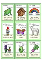 Vorschau - Spiele - Frühling - Lesespiel - Ich habe .. Wer hat ..? in 2 Versionen - Seite 2