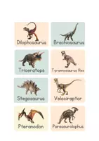 Vorschau - Spiele - Dinosaurier Bildkarten und Merk es dir - Seite 2