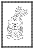 Vorschau - Mal- und Bastelvorlagen - Ostern Punkt Marker - Seite 1