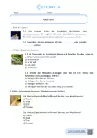 Vorschau - Arbeitsblätter - Amphibien - KOSTENLOS - Biologie 5. & 6. Klasse - Seite 1