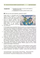 Vorschau - Arbeitsblätter - International Relations (pt. 03): How can we work towards a peaceful world? - Deckblatt