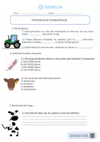 Vorschau - Arbeitsblätter - Entwicklung der Nutztierhaltung - Biologie 5. & 6. Klasse - Seite 1
