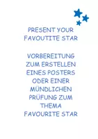 Vorschau - Arbeitsblätter - My Favourite Star - presentation - Deckblatt