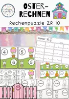 Vorschau - Arbeitsblätter - Ostern - Legepuzzle im ZR 10 - Deckblatt