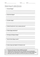 Vorschau - Arbeitsblätter - AB mit Fragen zum Thema "Ziegen" + Lösungsblatt + Infografik - Deckblatt