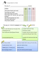 Vorschau - Arbeitsblätter - Feedback sheet - 2 stars and 1 wish - Deckblatt