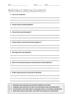 Vorschau - Arbeitsblätter - Lernposter + AB mit Fragen zum Thema "Zuckerfest" + Lösungsblatt + Infografik - Seite 1