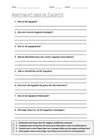 Vorschau - Arbeitsblätter - AB mit Fragen zum Thema "Zugspitze" + Lösungsblatt + Infografik - Deckblatt