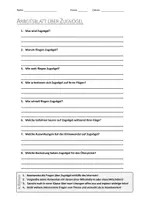 Vorschau - Arbeitsblätter - AB mit Fragen zum Thema "Zugvögel" + Lösungsblatt + Infografik - Deckblatt