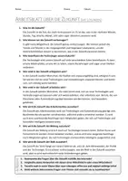 Vorschau - Arbeitsblätter - AB mit Fragen zum Thema "Zukunft" + Lösungsblatt + Infografik - Seite 2