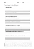 Vorschau - Arbeitsblätter - AB mit Fragen zum Thema "Zünfte" + Lösungsblatt + Infografik - Deckblatt