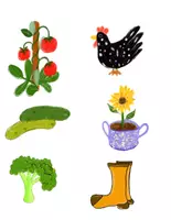 Vorschau - selbst erstellte Cliparts/Grafiken - Gardening-Sticker - Seite 1