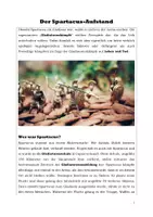 Vorschau - Arbeitsblätter - Der Spartacus-Aufstand - Deckblatt