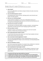 Vorschau - Arbeitsblätter - AB mit Fragen zum Thema "Zürich" + Lösungsblatt + Infografik - Seite 2