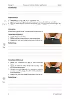 Vorschau - Arbeitsblätter - Aufbau der Gelenke: Sprachsensibles Unterrichtsmaterial (Modellversuch, DaZ, differenziert) - Seite 1