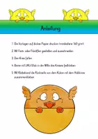 Vorschau - Unterrichtsreihen - Frühling - Ostern: Wackelbild - Küken basteln - Seite 1