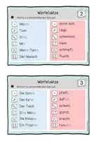 Vorschau - Arbeitsblätter - Würfelsätze zum Frühling: Abschreibkartei (Klasse 1/2) zweifach differenziert - Seite 3