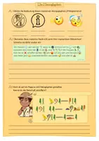 Vorschau - Arbeitsblätter - 04. Altes Ägypten - Hieroglyphen - Deckblatt