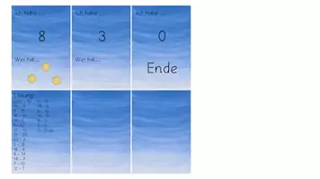Vorschau - Spiele - Lesespiel - Zahlen bis 20 - Seite 2