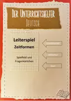 Vorschau - Spiele - Leiterspiel - Zeitformen / Tempora - Deckblatt