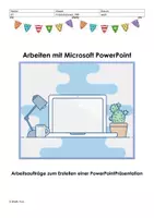 Vorschau - Arbeitsblätter - PowerPoint_Übung_Fasching - Deckblatt