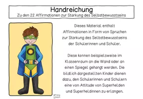 Vorschau - Poster - Positive Selbstwahrnehmung - 22 Affirmationen zur Stärkung des Selbstbewusstseins - Seite 2