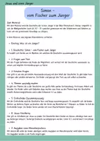 Vorschau - Arbeitsblätter - Simon - vom Fischer zum Jünger (Bibelgeschichte) - Seite 1