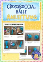 Vorschau - Mal- und Bastelvorlagen - Crossboccia: Anleitung zur Herstellung der Bälle - Deckblatt