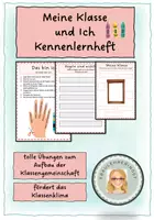 Vorschau - Arbeitsblätter - Meine Klasse und Ich-Kennenlernheft - Deckblatt