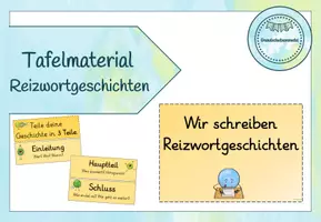 Vorschau - Poster - Tafelmaterial Reizwortgeschichten - Seite 1
