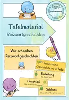 Vorschau - Poster - Tafelmaterial Reizwortgeschichten - Deckblatt