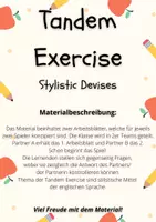 Vorschau - Arbeitsblätter - Tandem Exercise (Stylistic Devises) - Seite 2