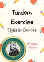 Vorschau - Arbeitsblätter - Tandem Exercise (Stylistic Devises) - Deckblatt