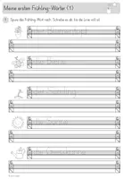Vorschau - Arbeitsblätter - Meine ersten Sätze - Frühling - 1. Klasse - Schreiben - Seite 3