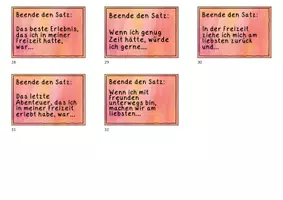 Vorschau - Arbeitsblätter - Gesprächsanlässe zum Kennenlernen (Thema: Freizeitgestaltung) Stop and Swap - Seite 3