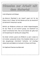 Vorschau - Arbeitsblätter - Kunststoff in der Umwelt - Arbeitsblatt und Impulskarten - Seite 1
