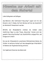 Vorschau - Arbeitsblätter - Wie funktioniert Recycling? - Recycling von Kunststoff - Seite 1