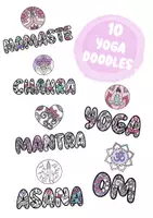 Vorschau - Mal- und Bastelvorlagen - Yogabegriffe Doodles - Seite 1