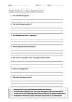 Vorschau - Arbeitsblätter - Lernplakat + AB mit Fragen zum Thema "Aborigines" + Lösungsblatt + Infografik - Seite 1