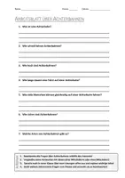 Vorschau - Arbeitsblätter - AB mit Fragen zum Thema "Achterbahn" + Lösungsblatt + Infografik - Deckblatt