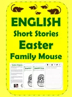Vorschau - Mal- und Bastelvorlagen - Ostern Materialpaket - Kurzgeschichten Deutsch und Englisch - Zahlen und Farben lernen - Seite 1