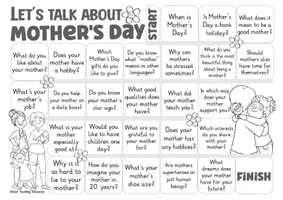 Vorschau - Stationenlernen - Mother's day (Muttertag) Let´s talk about boardgame Englisch Spiel - Seite 2