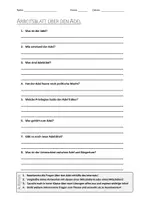 Vorschau - Arbeitsblätter - AB mit Fragen zum Thema "Adel" + Lösungsblatt + Infografik - Deckblatt