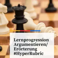 Vorschau - Arbeitsblätter - Lernprogression Argumentieren/Erörterung #HyperRubric - Deckblatt