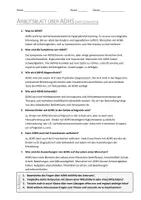 Vorschau - Arbeitsblätter - AB mit Fragen zum Thema "ADHS" + Lösungsblatt + Infografik - Seite 2