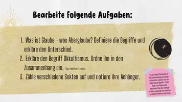Vorschau - Präsentationen/Tafelbilder - Glaube und Aberglaube (Präsentation, Aufgaben mit Lösungen, Leistungskontrolle) - Seite 2