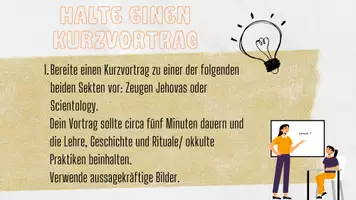 Vorschau - Präsentationen/Tafelbilder - Glaube und Aberglaube (Präsentation, Aufgaben mit Lösungen, Leistungskontrolle) - Seite 3