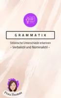 Vorschau - Arbeitsblätter - Arbeitsblatt zum Verbalstil und Nominalstil - Deckblatt